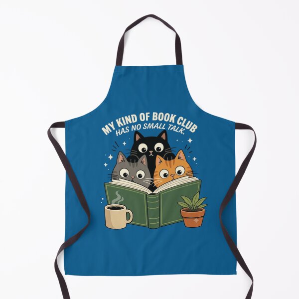 Item preview, Book Club No Small Talk | Funny Cat Reader & Introvert Book Lover designed and sold by Cree8if.