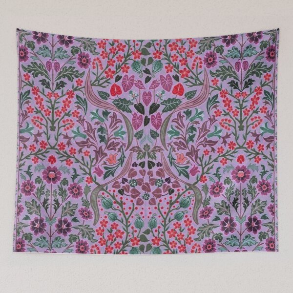 Item preview, Ornamental Wildflower Floral Motif Pattern designed and sold by SpaceBazaar.