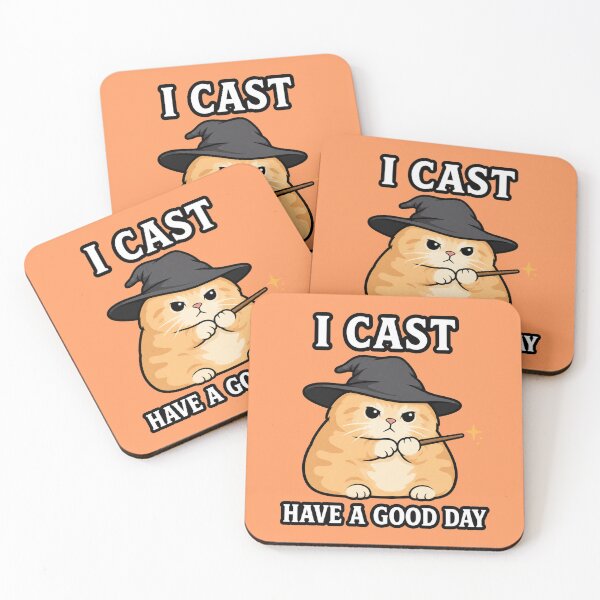 Item preview, Chubby Wizard Cat designed and sold by pizzanight.