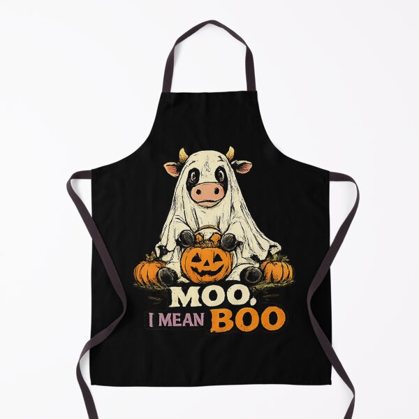 Item preview, Moo I Mean Boo Ghost Cow Halloween designed and sold by MizoX7.