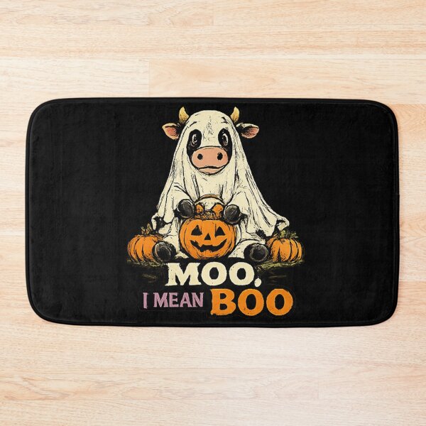 Item preview, Moo I Mean Boo Ghost Cow Halloween designed and sold by MizoX7.
