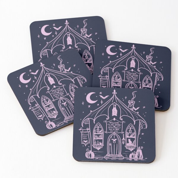 Item preview, Dracula book shop Halloween art designed and sold by BosskaDesign.