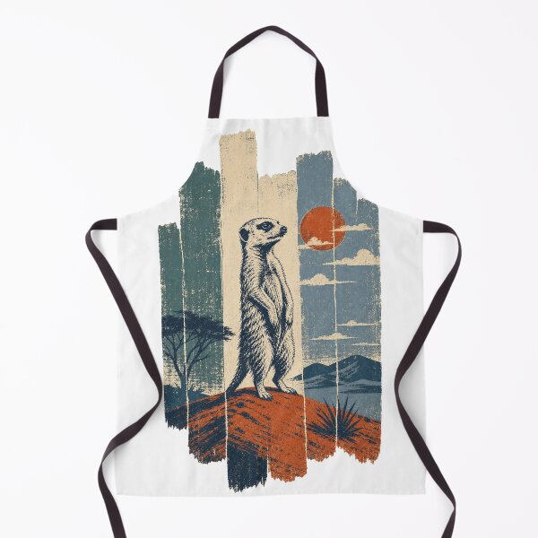 Item preview, Meerkat on the Desert Dune Wild Animal Nature Wall Art designed and sold by VisualArtsOasis.