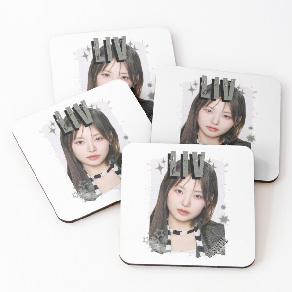 Item preview, Rescenee Liv Global Vocal KPOP Girl Group Black and White Collage Digital Art Portrait designed and sold by AJUNICE STUDIO.