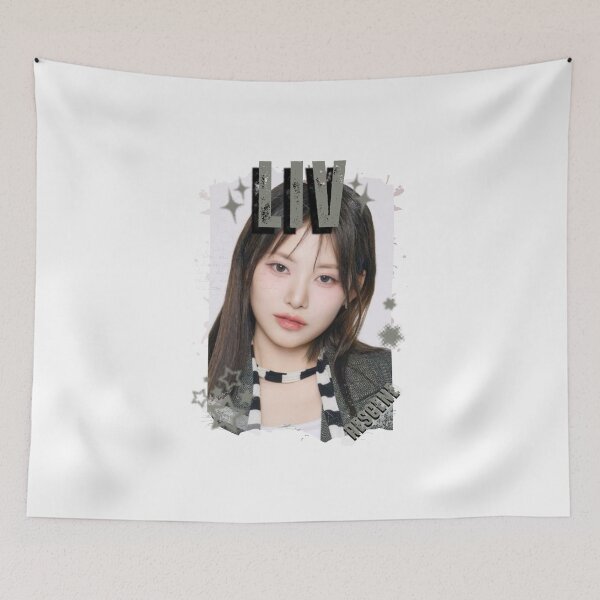 Item preview, Rescenee Liv Global Vocal KPOP Girl Group Black and White Collage Digital Art Portrait designed and sold by AJUNICE STUDIO.