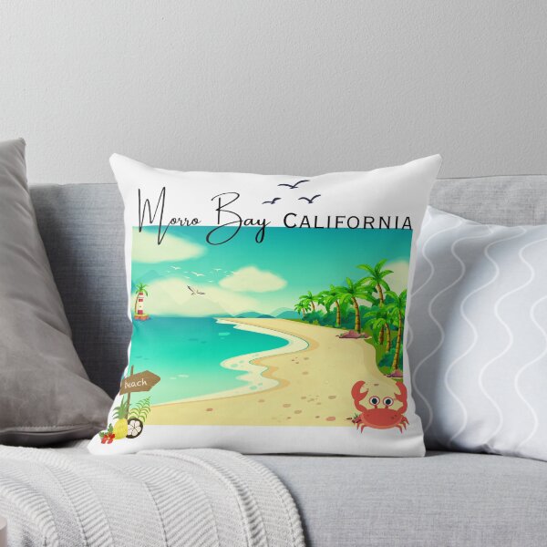 Item preview, Morro Bay California Tropical Beach Sunset Design designed and sold by DonnaRaine.