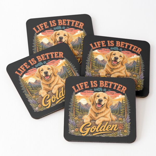 Item preview, Cartoon Style Golden Retriever designed and sold by Bartas2026.