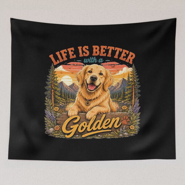 Item preview, Cartoon Style Golden Retriever designed and sold by Bartas2026.