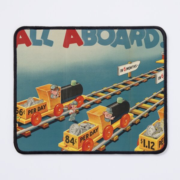 Item preview, ALL ABOARD designed and sold by THE GOOD FIND.