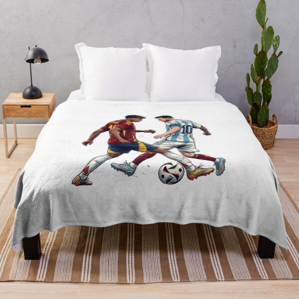 Item preview, Lionel Messi vs Lamine Yamal Football Graphic Art T-Shirt designed and sold by annaarthk.