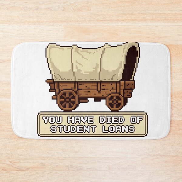 Item preview, Zillennial You Have Died Of Student Loans - Funny Pixel Retro Game designed and sold by Neurospicy Trolls.