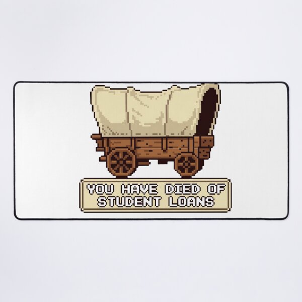 Item preview, Zillennial You Have Died Of Student Loans - Funny Pixel Retro Game designed and sold by Neurospicy Trolls.