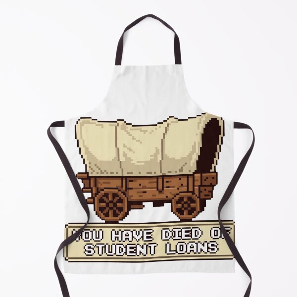 Item preview, Zillennial You Have Died Of Student Loans - Funny Pixel Retro Game designed and sold by Neurospicy Trolls.