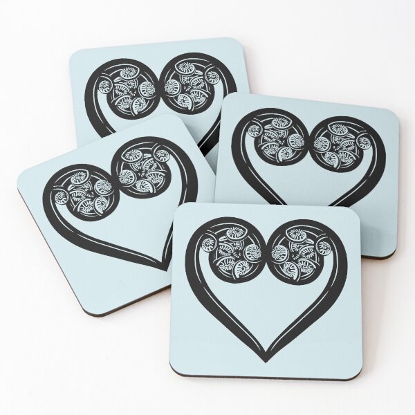 Item preview, Koru Fern Love Heart designed and sold by MY NEW ZEALAND.