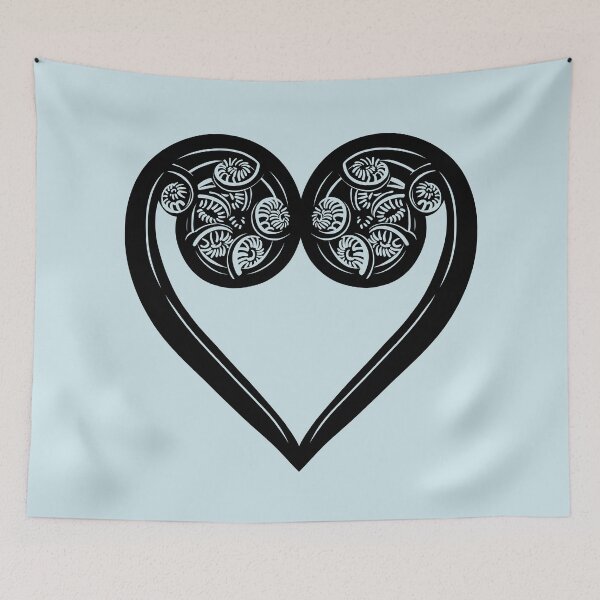 Item preview, Koru Fern Love Heart designed and sold by MY NEW ZEALAND.