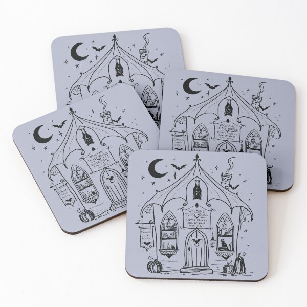 Item preview, Copy of Dracula book shop Halloween art designed and sold by BosskaDesign.