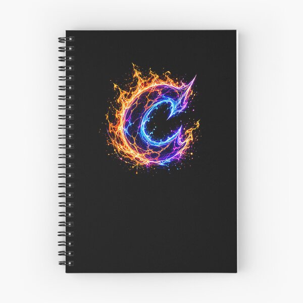 Item preview, Arcane Blaze Graffiti Letter C designed and sold by BlissBlvdShop.