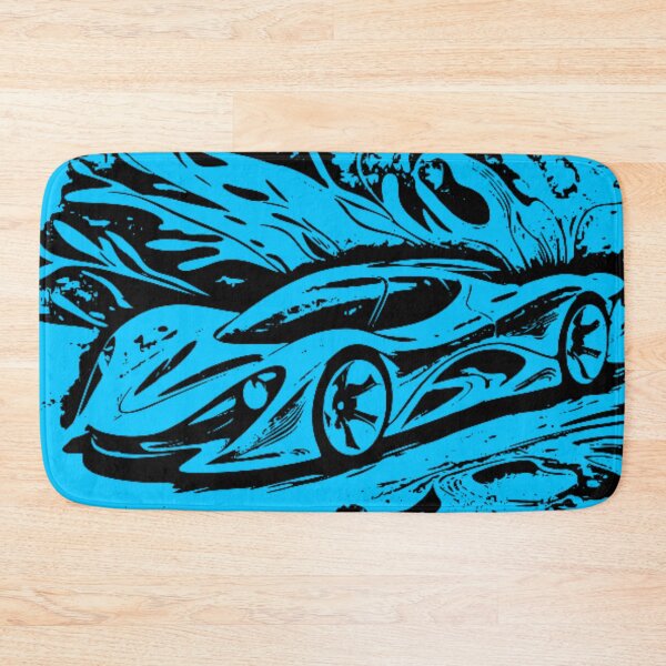 Item preview, Abstract Hypercar Ink Splatter Monochrome Concept Art designed and sold by Nexus Space.
