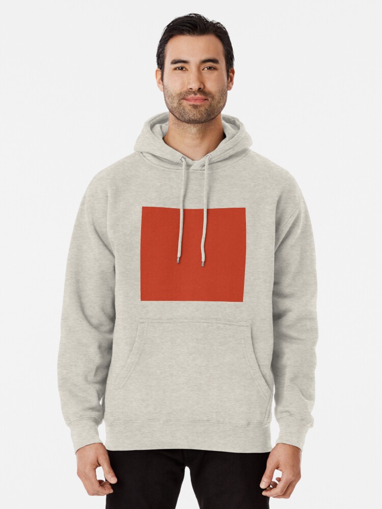 pastel red hoodie