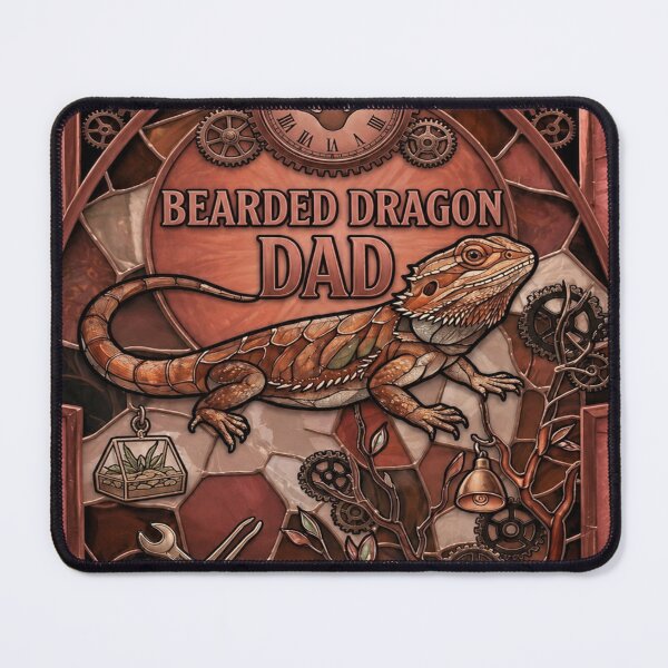 Item preview, Bearded Dragon Dad Steampunk Vintage Art designed and sold by BriSher.