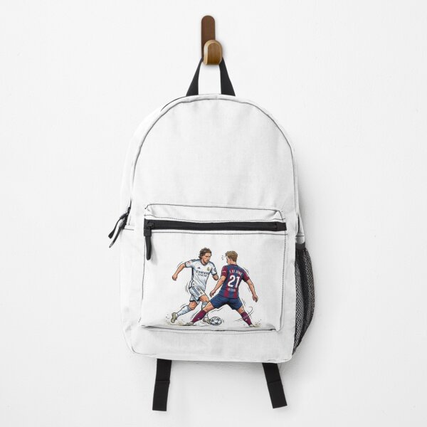 Item preview, Luka Modric vs Frenkie De Jong El Clasico Football Illustration Art designed and sold by annaarthk.