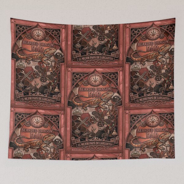 Item preview, Bearded Dragon Dad Steampunk Vintage Art designed and sold by BriSher.