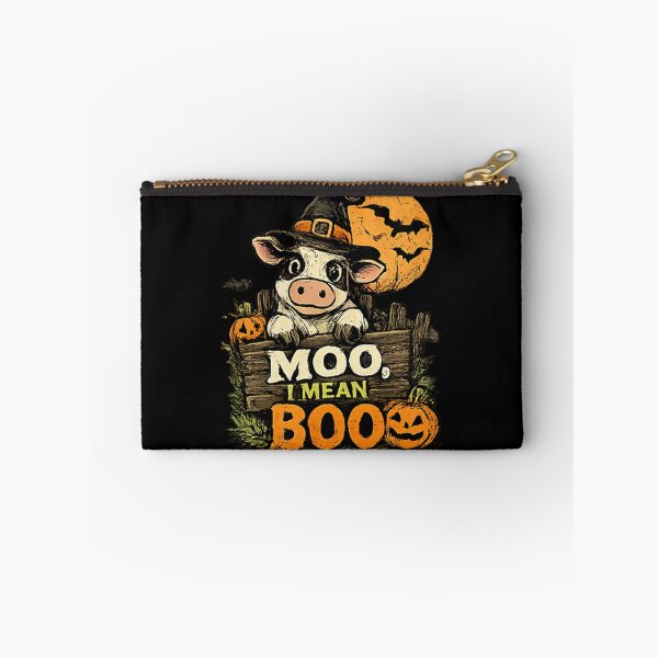 Item preview, Moo I Mean Boo Witch Cow Halloween designed and sold by MizoX7.