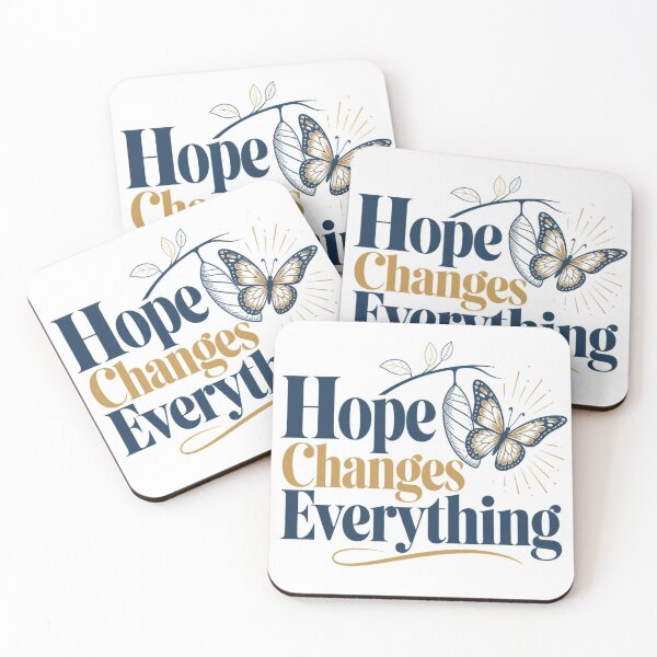 Item preview, Hope Changes Everything Christian Inspirational Quote Design for Faith designed and sold by Paltooproducts.