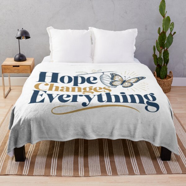 Item preview, Hope Changes Everything Christian Inspirational Quote Design for Faith designed and sold by Paltooproducts.