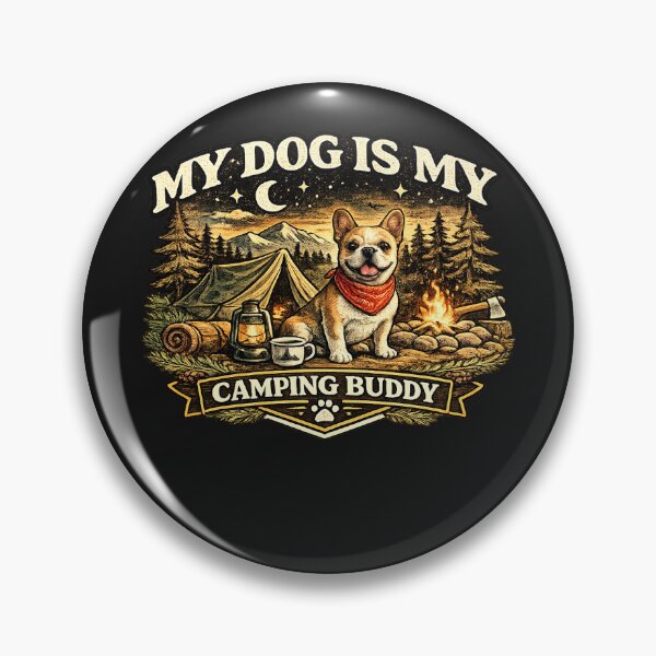 Item preview, My Dog is my Camping Buddy - Dog Camping Design designed and sold by Bertas Shop.