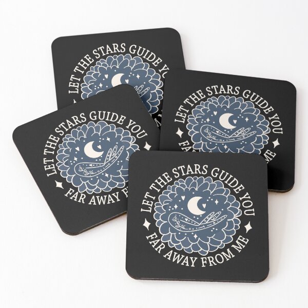 Item preview, Let The Stars Guide You Far Away From Me - Funny Sarcastic Celestial Badge designed and sold by the-Z3nith.