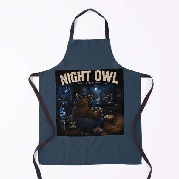Item preview, Night Owl Gamer Funny Gaming Owl Late Night Gaming Design designed and sold by Hornace88studio.