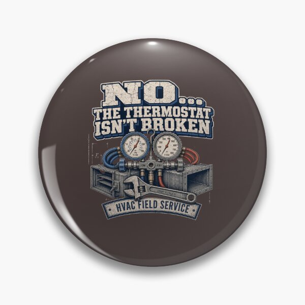 Item preview, No... The Thermostat Isn't Broken Funny HVAC Technician  designed and sold by freshwear design.