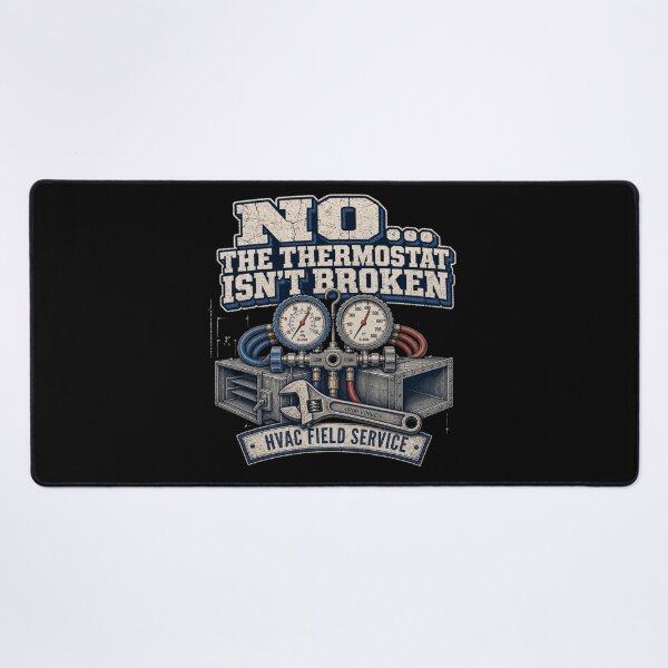 Item preview, No... The Thermostat Isn't Broken Funny HVAC Technician designed and sold by freshwear design.