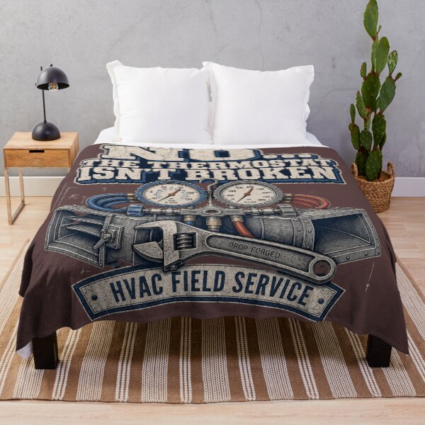 Item preview, No... The Thermostat Isn't Broken Funny HVAC Technician  designed and sold by freshwear design.