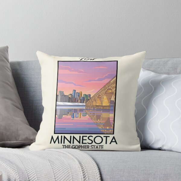 Item preview, Minnesota Scenic Vintage Style Travel Advert designed and sold by Dimensionality.