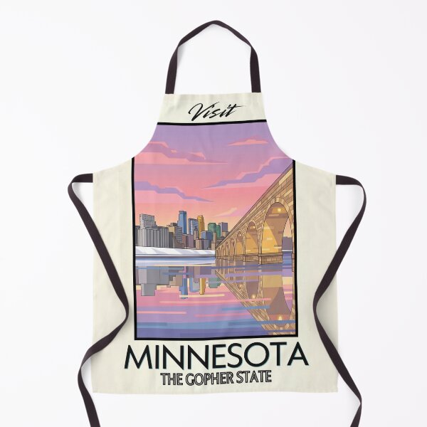 Item preview, Minnesota Scenic Vintage Style Travel Advert designed and sold by Dimensionality.