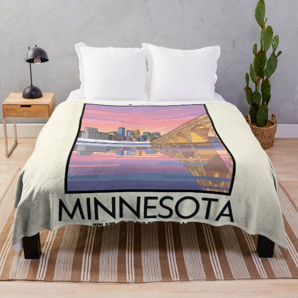 Item preview, Minnesota Scenic Vintage Style Travel Advert designed and sold by Dimensionality.