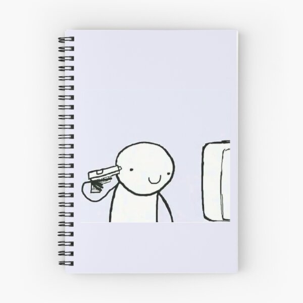 Item preview, Everything is Fine Funny Meme Stickman designed and sold by sassydropart.