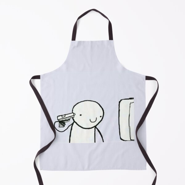 Item preview, Everything is Fine Funny Meme Stickman designed and sold by sassydropart.