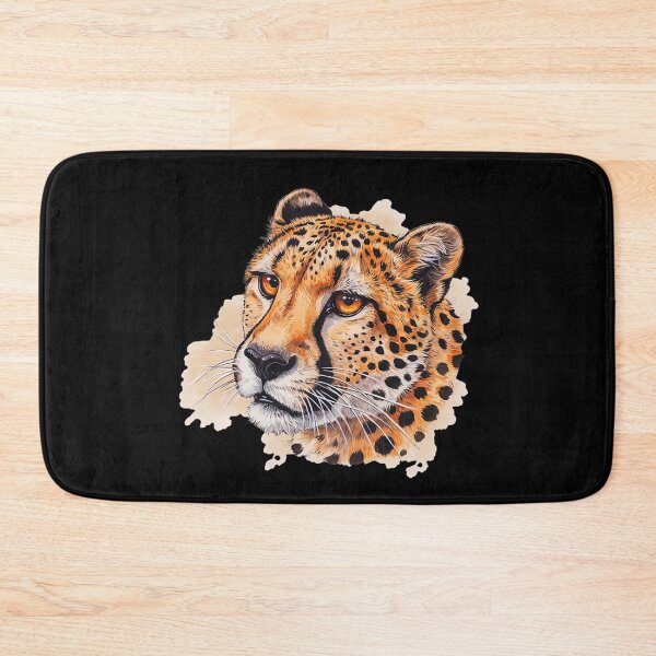 Item preview, Big cats, watercolor look, cheetah head designed and sold by Kirei-Lily.