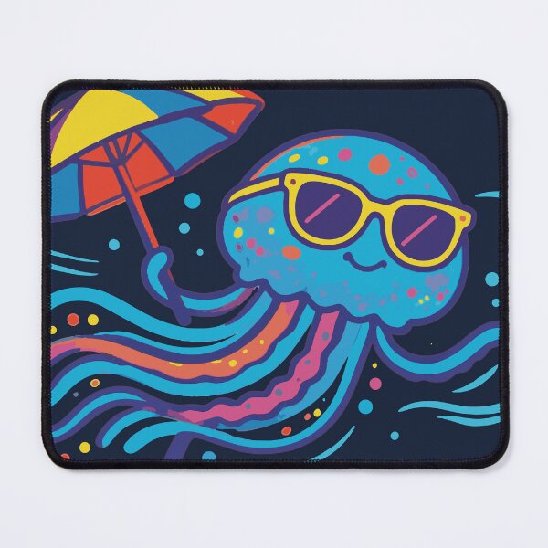 Item preview, Chilling Jellyfish with Sunglasses Beach Vacation Design designed and sold by chriswo-design.