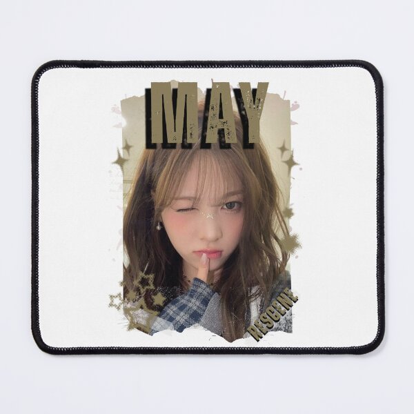 Item preview, Rescenee May Global Vocal KPOP Girl Group Black and White Collage Digital Art Portrait designed and sold by AJUNICE STUDIO.