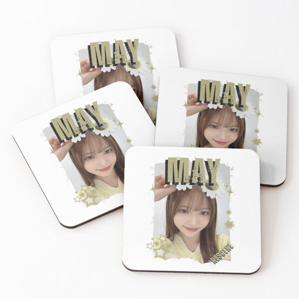 Item preview, Rescenee May Global Vocal KPOP Girl Group Black and White Collage Digital Art Portrait designed and sold by AJUNICE STUDIO.