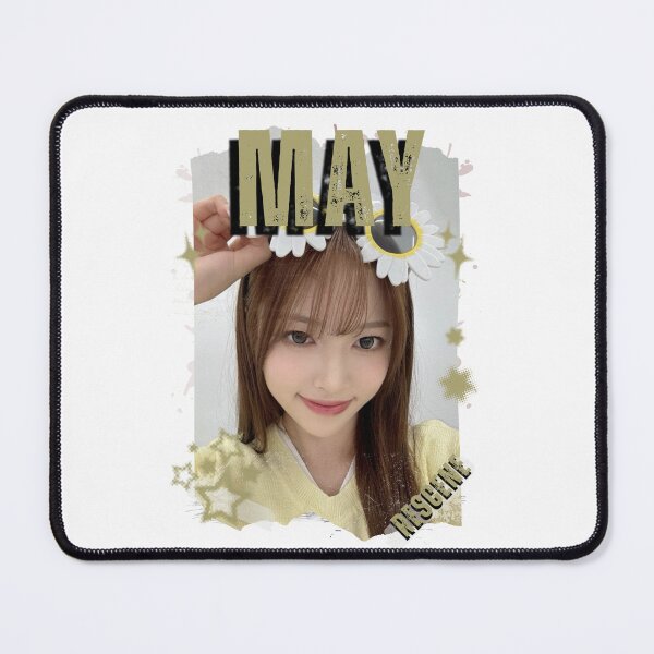 Item preview, Rescenee May Global Vocal KPOP Girl Group Black and White Collage Digital Art Portrait designed and sold by AJUNICE STUDIO.
