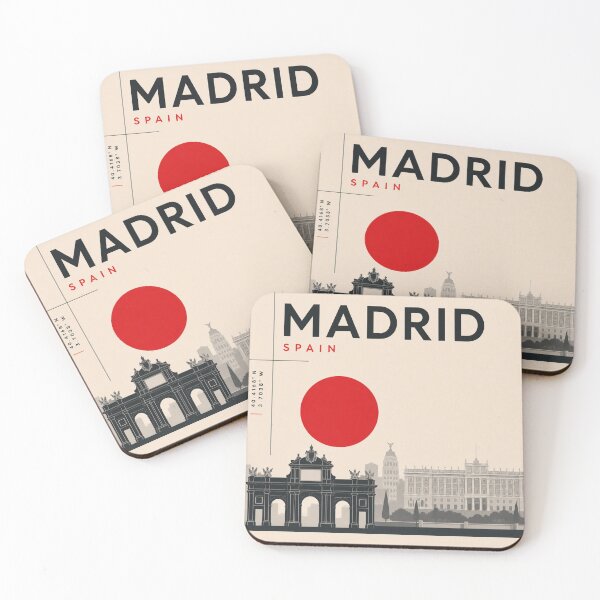 Item preview, Madrid swiss style poster designed and sold by CMYKStudio.
