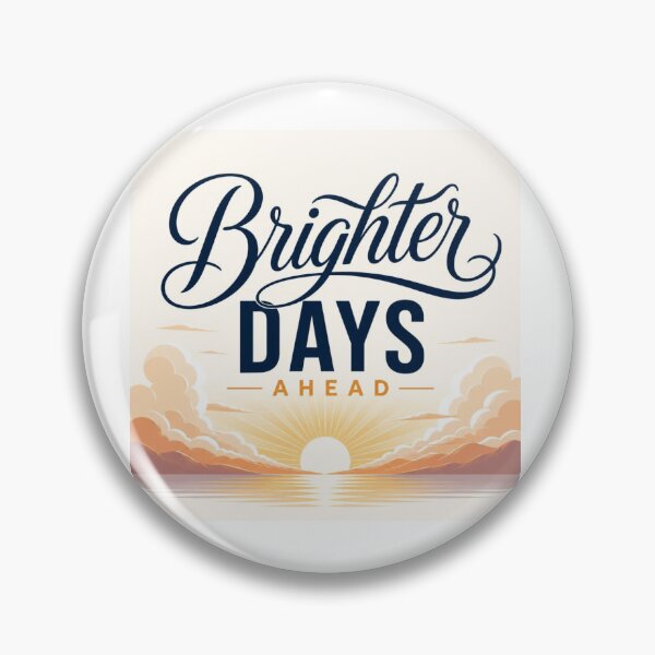 Item preview, Brighter Days Ahead Inspirational Christian Quote Design for Hope and Faith designed and sold by Paltooproducts.
