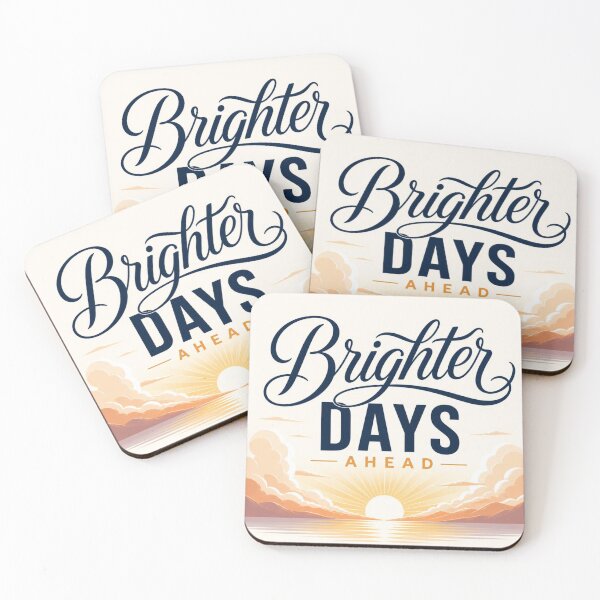 Item preview, Brighter Days Ahead Inspirational Christian Quote Design for Hope and Faith designed and sold by Paltooproducts.