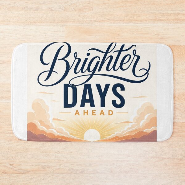 Item preview, Brighter Days Ahead Inspirational Christian Quote Design for Hope and Faith designed and sold by Paltooproducts.