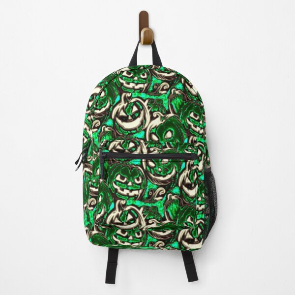 Item preview, Glowing Green Pumpkins Pattern designed and sold by Shy Fractal Designs.